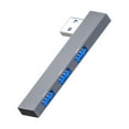 thumbnail image 4 of Xuanheng Concentrateur USB 3.0 Compact 3 Ports Adaptateur USB Portable pour Clé USB de PC Clavier USB3.0 USB2.0 USB2.0, 4 of 8