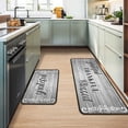 thumbnail image 4 of 2Pcs Thankful Kitchen Rugs Set of 2 Mats for Cooking Non Slip Waterproof Standing Kitchen Runner Mats 17\u201dx30\u201d+17\u201dx47\u201d, 4 of 6