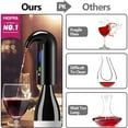 thumbnail image 2 of Electric Wine Decanter Best Sellers One Touch Red -White Wine Accessories Aeration Work with Wine Opener for Beginner Enthusiast - Spout Pourer - wine preserver, 2 of 5