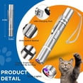 thumbnail image 4 of Juguete láser interactivo para gatos QUEOPFU 3 en 1 con 5 patrones láser, 4 of 9