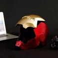 thumbnail image 3 of Casco de Marvel Iron Man 1:1, máscara usable, guantes con ojos brillantes, modelo de adulto y niño, accesorios de Cosplay, modelo, adornos, regalos de cumpleaños, 65cm, 3 of 4