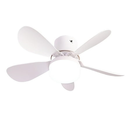 

Clearance! Fenull Household Fan Fan Light E27 Oval Fan Household Smart Ceiling Fan Light 30W 5 Fan Removable Bedroom Living Room Ceiling Fan Light 40W White 1X Ceiling Fan Light & 1X Remote Control