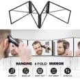 thumbnail image 3 of 4-Sided Folding Mirror, Multi Angle Folding 360 Degree Compact Mirror, 3 of 5