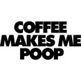 thumbnail image 3 of CafePress - Coffee Makes Me Poop Mugs - 20 Oz White Ceramic Mega Mug, 3 of 5