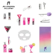 Mermaze Mermaidz™ Salon & Spa Playset with Lights, Bubble Wall, Working Shower, Bathtub, Beauty Station, and 19 Accessories