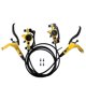 thumbnail image 1 of Naiovety Juego de frenos de disco hidráulico, accesorios de repuesto para bicicletas, componentes de bicicleta, accesorios de ciclismo, Kit de frenado, Ciclismo Dorado Lado izquierdo y libre Naiovety OD025938-01, 1 of 6