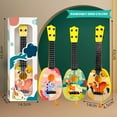 thumbnail image 3 of Godderr Toddler Ukulele Mini Guitar /Model Kids Guitar Ukeleles for Beginners Kids Guitar Toy 16X1X5inch (Random Color), 3 of 4