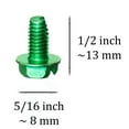 thumbnail image 4 of THE CIMPLE CO - Self Tapping Green Grounding Screws - Hex Head and Flat Head Screws -10 Pack, 4 of 6