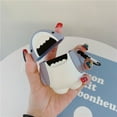 thumbnail image 4 of MasteelfCA Shark Shape Wireless Headset Cover Creative Silicone Protective Shell Headphone Case Compatible for AirPods 2 & 1, 4 of 7