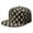 Hip Hop Ba, variant on Unisex Flat Brim Snapback Hat with Polka Dot Pattern - Adjustable Retro Dots Baseball Cap for Men & Women - Classic Black and White Polka Dot Streetwear