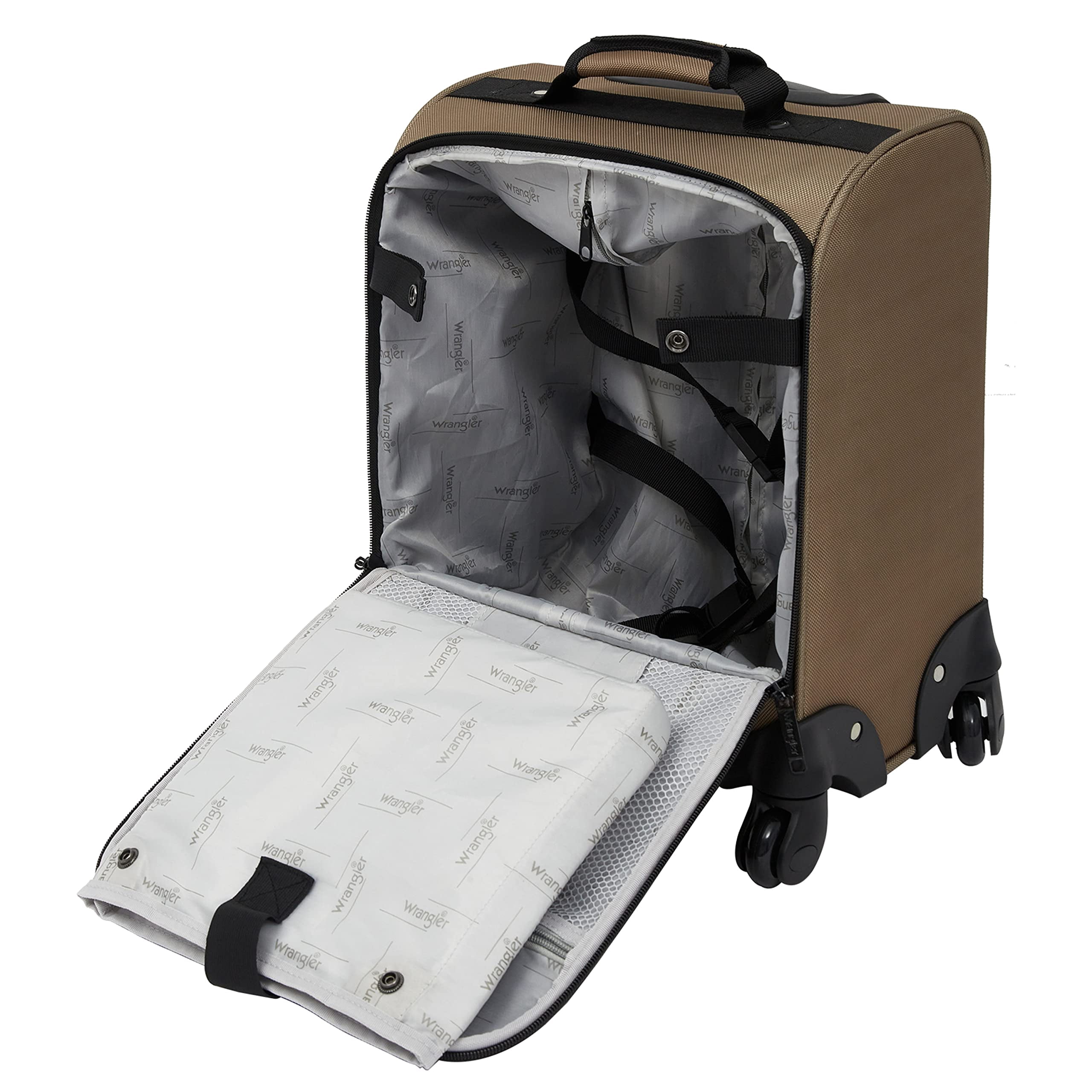 Wrangler 15-inch Under Seater with 2 in 1 USB Port, Mocha Brown