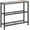 Greige + Black, variant on 29.5" Narrow Console Table, 3 Tier Entryway Table with Shelves, Thin Sofa Table, Behind Couch Table, Display Side Table, for Hallway, Entrance, Living Room, White WW73XG01