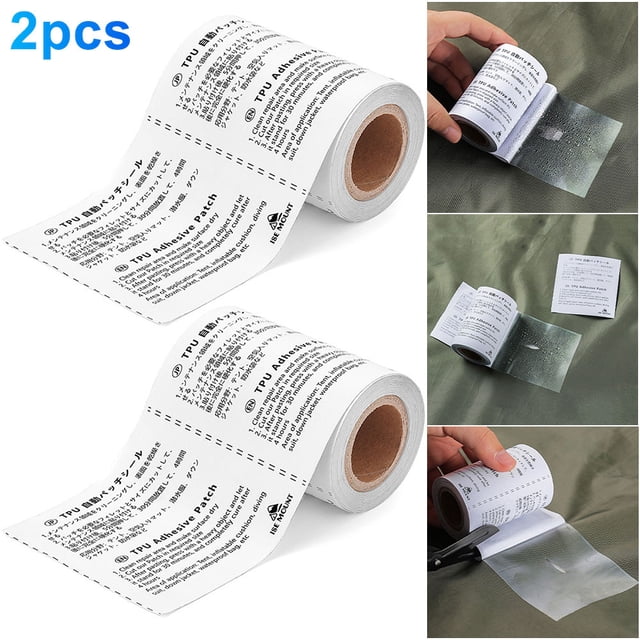 Parche Reparación Impermeable Adhesivo TPU para Anillos Natación (1 Rollo)