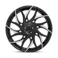 thumbnail image 3 of DUB 1PC Aluminum Rim S259 G.O.A.T. 24X10in Gloss Black with Machined Spokes Finish, S259240084+25, 3 of 3