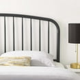 thumbnail image 6 of Headboard, Queen Size, Metal, Grey Gray, Modern Contemporary Urban Design, Bedroom Master Guest Suite, 6 of 6