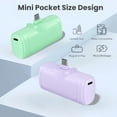 thumbnail image 4 of (2-Pack) 22.5W Fast Charging,6280mAh Mini Portable Charger, 6280mAh, USB-C Power Bank With Charging Station Specifications,Universal Compatibility,Dual Power Mode,Rechargeable Lithium Polymer Battery, 4 of 13