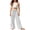 White, variant on SUXIAN Pants For Kids Breathable Straight Leg Casual Trousers With Elastic Waist Unisex Comfortable Kid Pants Khaki 12-13 Years