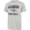 thumbnail image 2 of Men's '47 Heathered Gray Baltimore Ravens Dozer Franklin Lightweight T-Shirt, 2 of 3