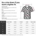 thumbnail image 5 of Yiaed Yin Yang Print Hawaiian Shirt for Men Short Sleeve Button Down Shirts Beach Shirts for Men,Large, 5 of 7