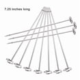 thumbnail image 5 of Kebab Skewers for Foodi AG300, AG300C, AG301, AG301C, AG302,AG400,IG301A,10 Skewers Stainless Steel 7.25 Inch Long, 5 of 7