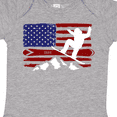 thumbnail image 4 of Inktastic Snowboarding US Flag Boys or Girls Baby Bodysuit, 4 of 5