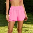 thumbnail image 2 of CHUMUD Womens Quick Dry Athletic Shorts, Lightweight Breathable Running Shorts with Liner and Pockets, 2 of 7