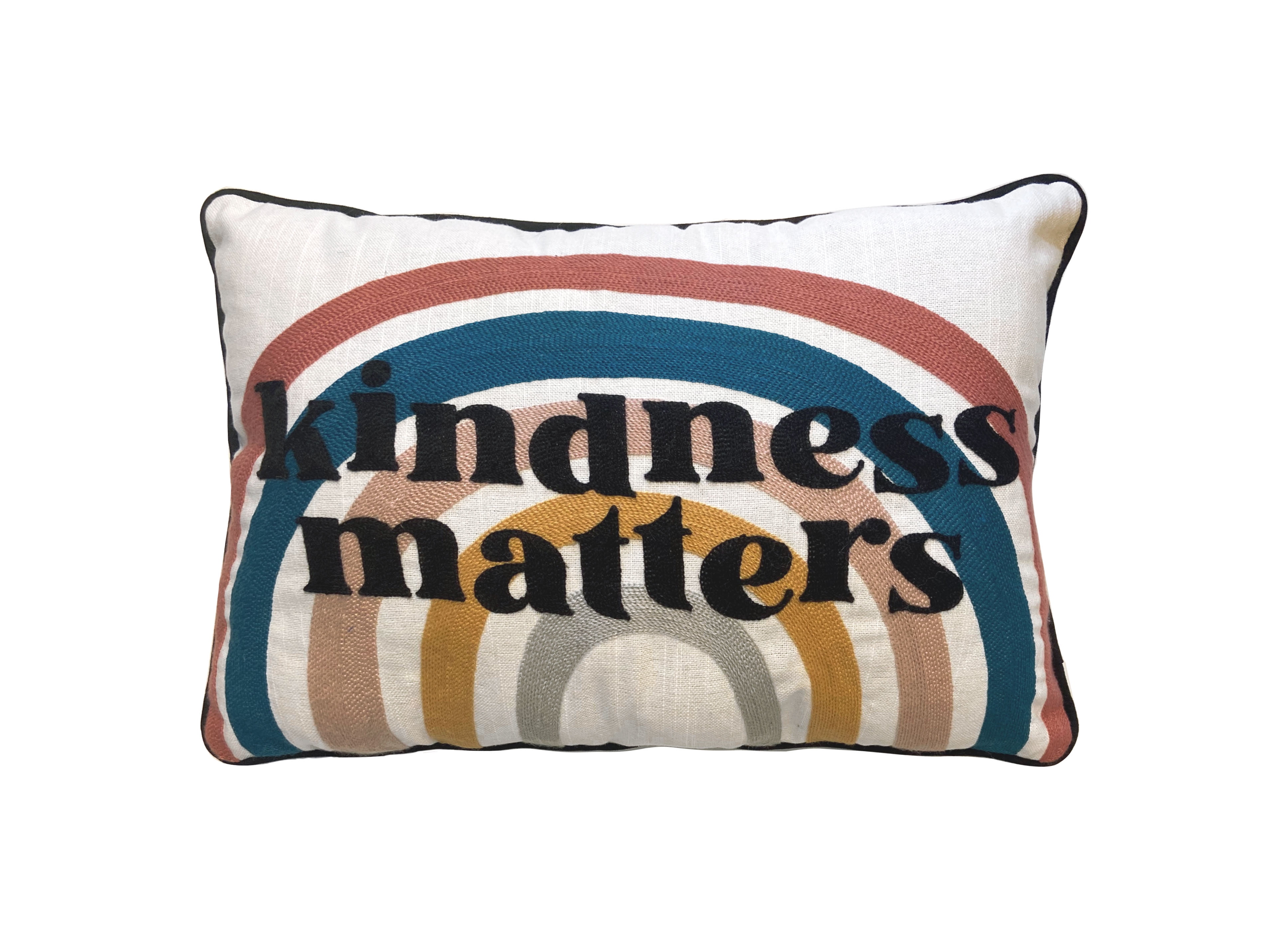 Unbranded, Back to School Kindness Matter Decorative Throw Pillow, Oblong, 12" x 18", Multi