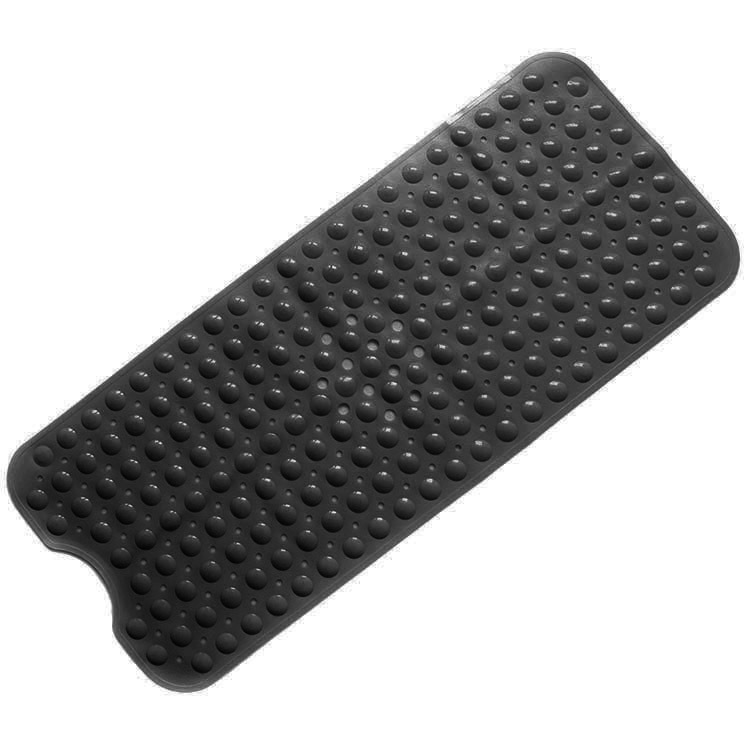 Bath Tub Mat Black 39 x 15 Inches NonSlip Shower Mats with Suction