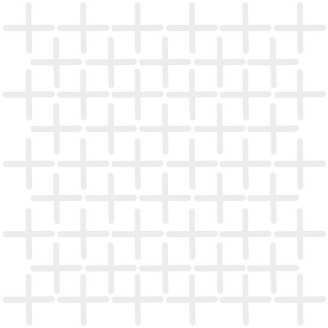 1000 Pcs Entretoises en Plastique Blanc en Forme de Croix pour Installation et Nivellement de Carreaux Design à Clip 2mm