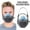 Gray, variant on Cadorn Reusable KN95 Half - Face Respirator Mask - Anti - Industrial Dust, for Sanding & Renovation, Breathable Work Protection Mask