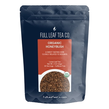 Organic Honey Bush - 2oz bag (Approx. 30 Servings) | Full Leaf Tea Co.