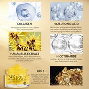24K Gold & Collagen Face Moisturizing Cream- Anti-Aging Face Cream for Hydrating & Skin Rejuvenating- Korean Skincare - All Skin Type 1.69 fl oz