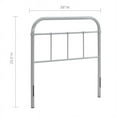 thumbnail image 5 of Modway Serena Metal Stainless Steel Adjustable Height Headboard, Twin, Gray, 5 of 5