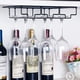 thumbnail image 4 of Soporte para copas de vino - Soporte para copas de gabinete base Soporte para copas de vino colgante para cocina, bar, bar, 1 pieza, negro Vhermosa 32.5*25*7cm, 4 of 4