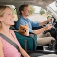 thumbnail image 5 of Pet Booster Seat for Cars, Portable Dog Car Seat with Harness, Sturdy Travel Vehicle Pet Bed for Small Dogs, Easy to Clean, 5 of 9
