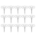 thumbnail image 4 of Estacas luminosas para tienda de campaña al aire libre, anclajes de tierra con tornillo de acero inoxidable, juego de clavijas para acampar y hacer senderismo, 15 Uds., 4 of 5