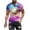 Multicolor, variant on Lunqiuximao Men's Round Neck Tops Short Sleeve Starry Sky Print Comfortable Fit for Casual Everyday Wear Men Tee Shirts Sale
