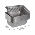 thumbnail image 3 of Nomeni Closure Bags lids Boxes Disposable Tinfoil Box Barbecue Aluminum Foil Lunch Box Rectangular Crayfish Packing Box Grilled Fish Plate, 3 of 8