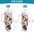 thumbnail image 6 of Yayeee 40oz Stainless Steel Tumbler with Straw and Handle Double-Wall Insulated Travel Water Bottle, Warm Autumn Day, 6 of 8