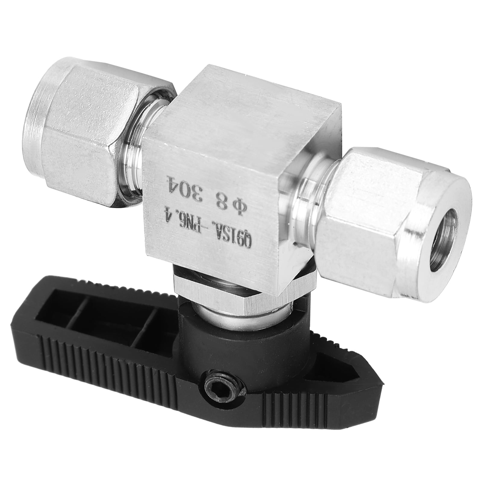 930Psi for Automobile And Shipbuilding Industry Water Gas Oil 304 Stainless Steel Valve Ф8 Smooth Delicate Tightness SS‑44S6 Needle Valve 