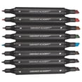 thumbnail image 3 of (2 pack) Derwent Academy Twin-Tip Markers, Art Markers, 8 Pack, Assorted Colors (98208), 3 of 11