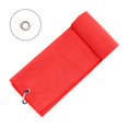 thumbnail image 2 of sunsanly Microfiber Golf Towel with Carabiner Clip Waffle Pattern Super Soft Absorbent Golf Club Ball Cleaning Wipe Cloth Golf Accessories, 2 of 8