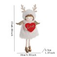 thumbnail image 3 of Christmas Decorations Angel Doll Pendant Tree Ornaments Plush Angel Crafts Elves Decorations for Wall Hanging Home Holiday Party, 3 of 5