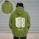 thumbnail image 1 of MHFRRA Sudaderas y Sudaderas para Hombre, Suéter Informal con Estampado, Sudadera con Capucha y Forro Cómodo para Uso Diario En Otoño E Invierno Verde, 1 of 5