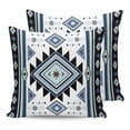 thumbnail image 2 of Case Pillow Decor Home Case Pillow Decor Home Style Bohemian White Blue Cover Cushion Waterproof Cha, 2 of 5