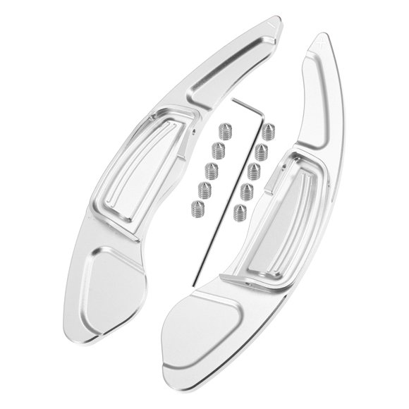 1 Par Plateado Tono Rueda Cambio Paleta Cambiador Extender para Honda