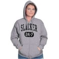thumbnail image 3 of Vintage Retro Slacker 90s Throwback Zip Up Hoodie Men's Women's Brisco Brands L, 3 of 6