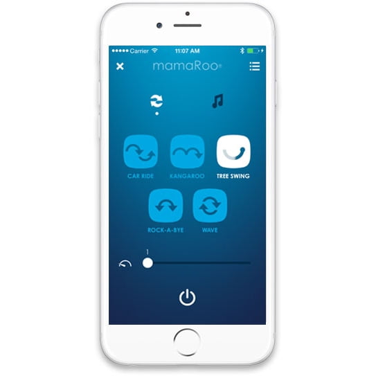 silver plush mamaroo