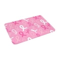 thumbnail image 2 of Xecao Breast Cancer Awareness (3) print Flannel Mat: Non-slip, 16x24in. Ideal for kitchen, bedroom, bath & living room., 2 of 9
