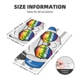 thumbnail image 2 of Yiaed Panda with Sun glasses Kitchen Rugs Sets of 2 Kitchen Mats Cushioned Anti Fatigue Kitchen Rug Tapetes Para Cocina for Sink,Laundry Room, 2 of 6